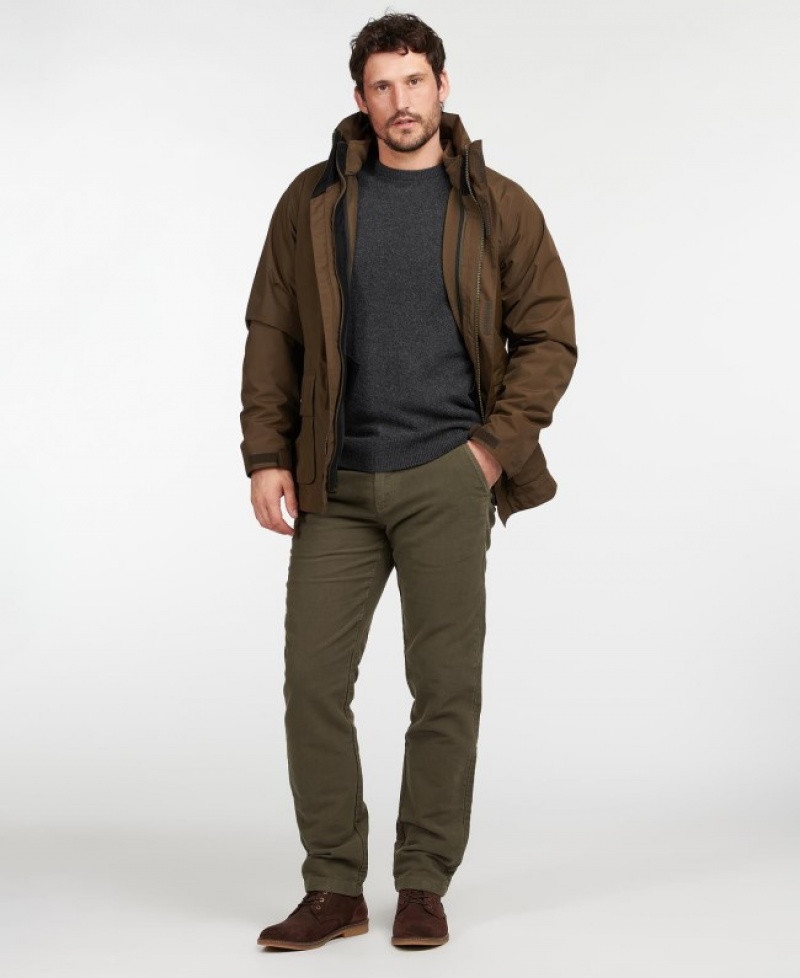 Barbour Neuston Moleskin Masline Verzi | IZIO7856