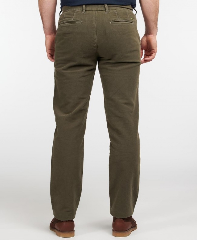 Barbour Neuston Moleskin Masline Verzi | IZIO7856