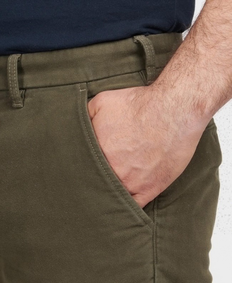 Barbour Neuston Moleskin Masline Verzi | IZIO7856