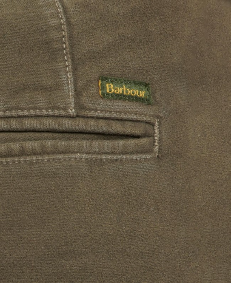 Barbour Neuston Moleskin Masline Verzi | IZIO7856