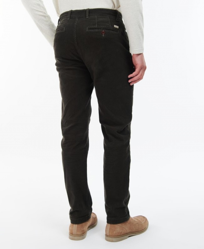 Barbour Neuston Stretch-Cord Negrii | VUEO2306