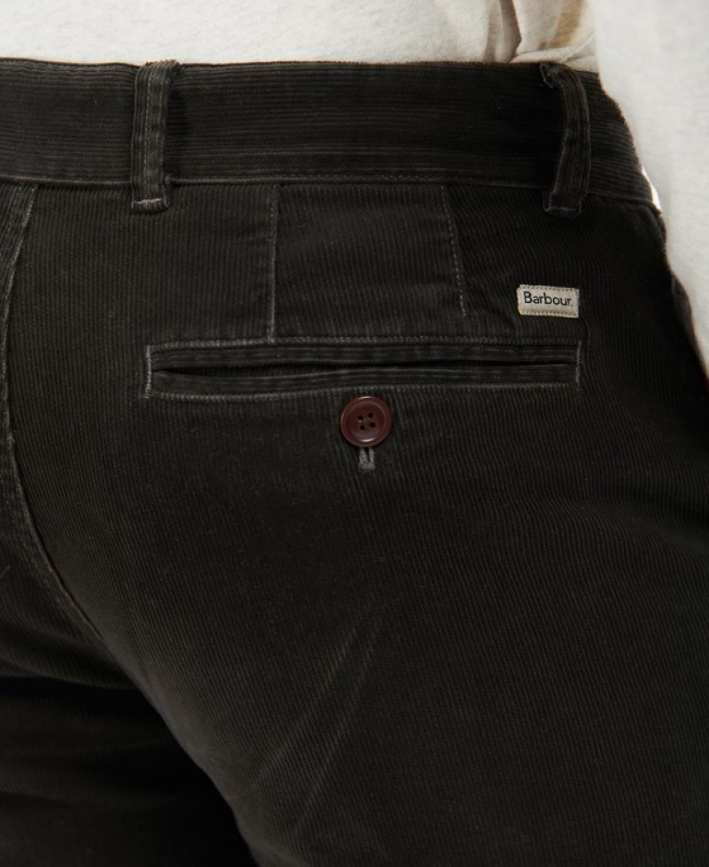 Barbour Neuston Stretch-Cord Negrii | VUEO2306