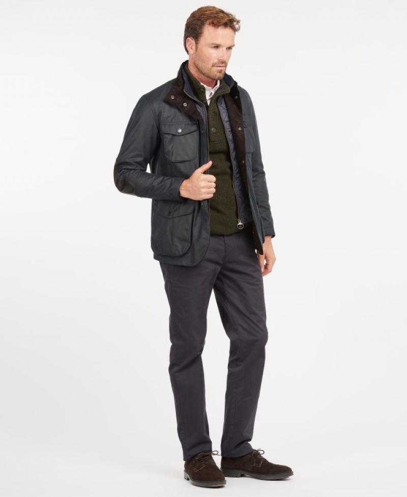 Barbour Ogston Bumbac Bleumarin | LBEU9202
