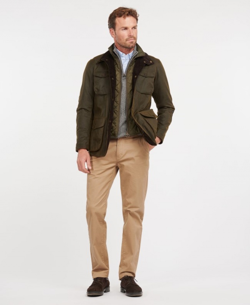 Barbour Ogston Bumbac Masline Verzi | PZMB1049