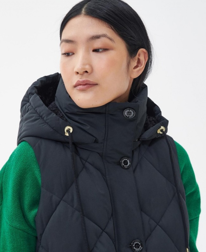 Barbour Orinsay Gilet Negrii | ZSDV1032