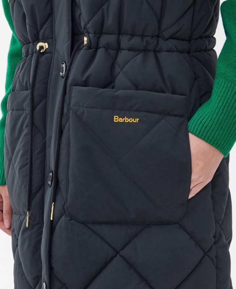 Barbour Orinsay Gilet Negrii | ZSDV1032