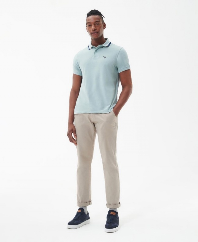 Barbour Otterburn Albastri Deschis | KVAX8741