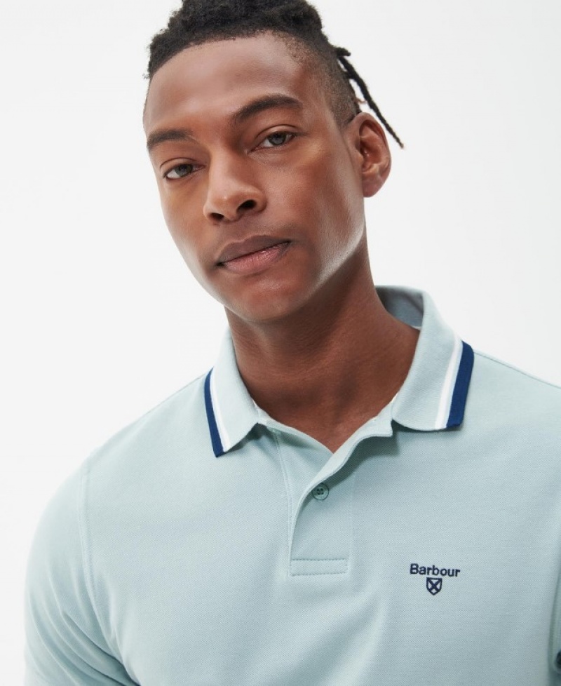 Barbour Otterburn Albastri Deschis | KVAX8741