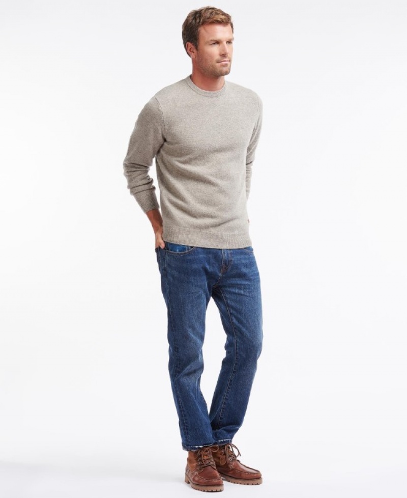 Barbour Patch Crew Neck Bej | FNNP0710