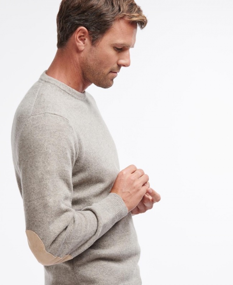 Barbour Patch Crew Neck Bej | FNNP0710