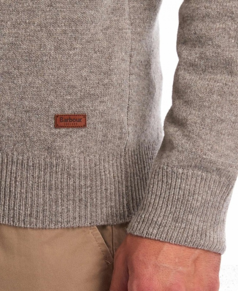 Barbour Patch Crew Neck Bej | FNNP0710