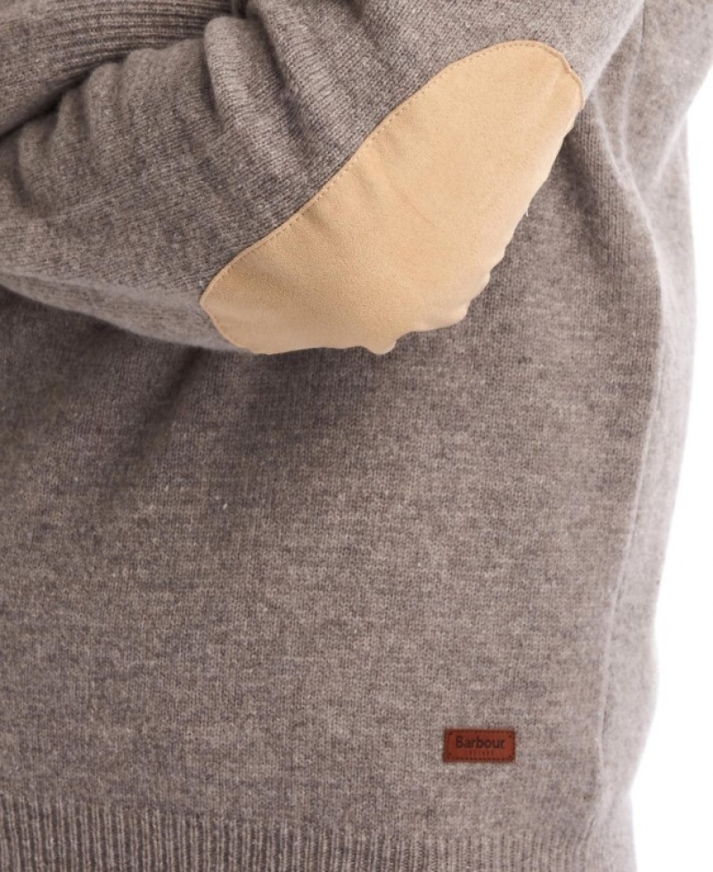 Barbour Patch Crew Neck Bej | FNNP0710