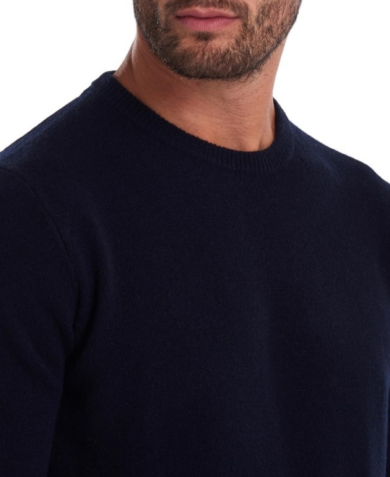 Barbour Patch Crew Neck Bleumarin | JUXO9085