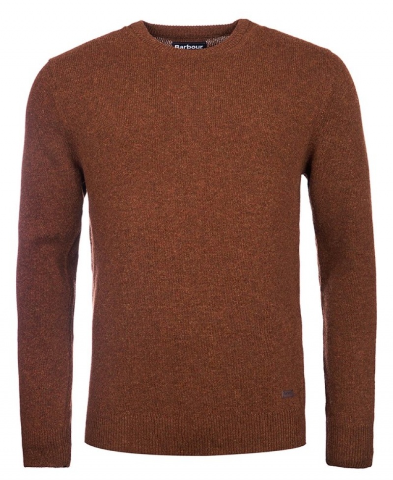 Barbour Patch Crew Neck Portocalii Inchis | LNPP3107