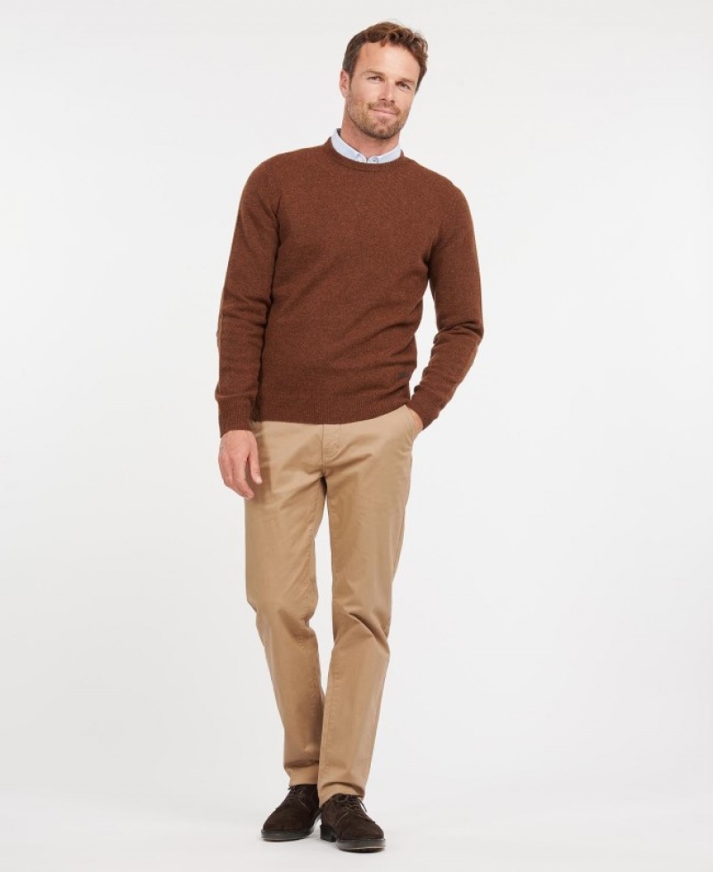 Barbour Patch Crew Neck Portocalii Inchis | LNPP3107