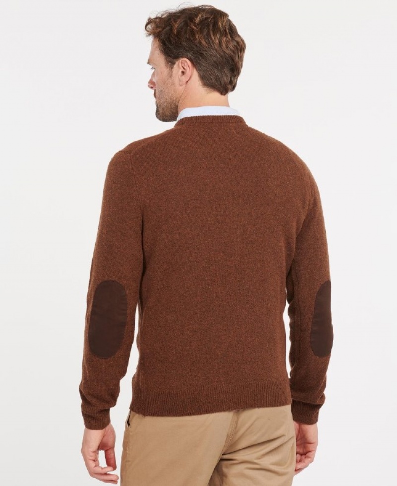 Barbour Patch Crew Neck Portocalii Inchis | LNPP3107