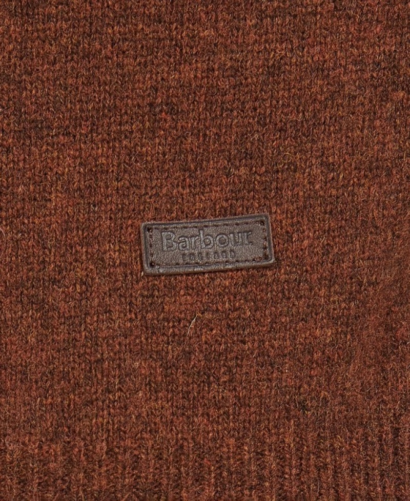 Barbour Patch Crew Neck Portocalii Inchis | LNPP3107