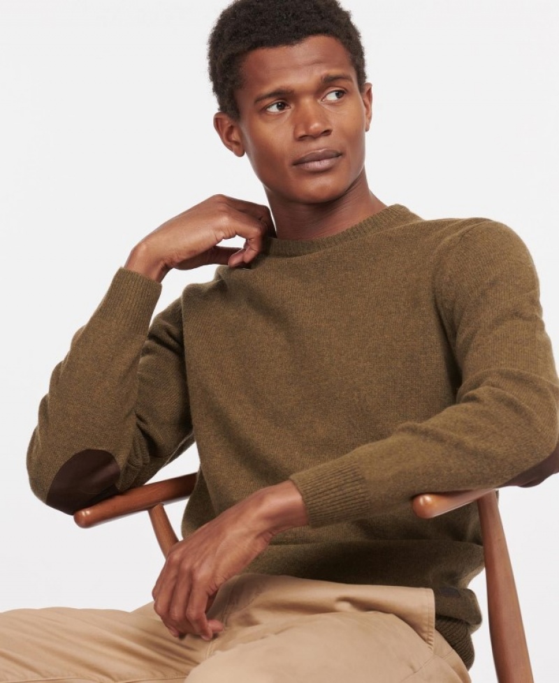 Barbour Patch Crew Neck Verzi | MLFY2471