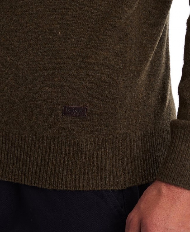 Barbour Patch Crew Neck Verzi | MLFY2471