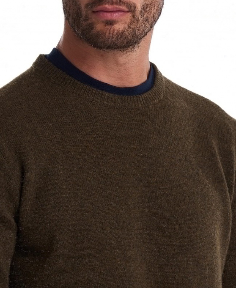 Barbour Patch Crew Neck Verzi | MLFY2471