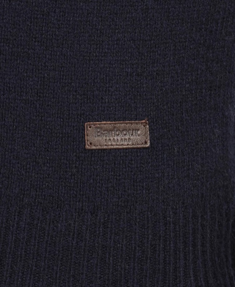 Barbour Patch Half Zip Bleumarin | FAAN0191
