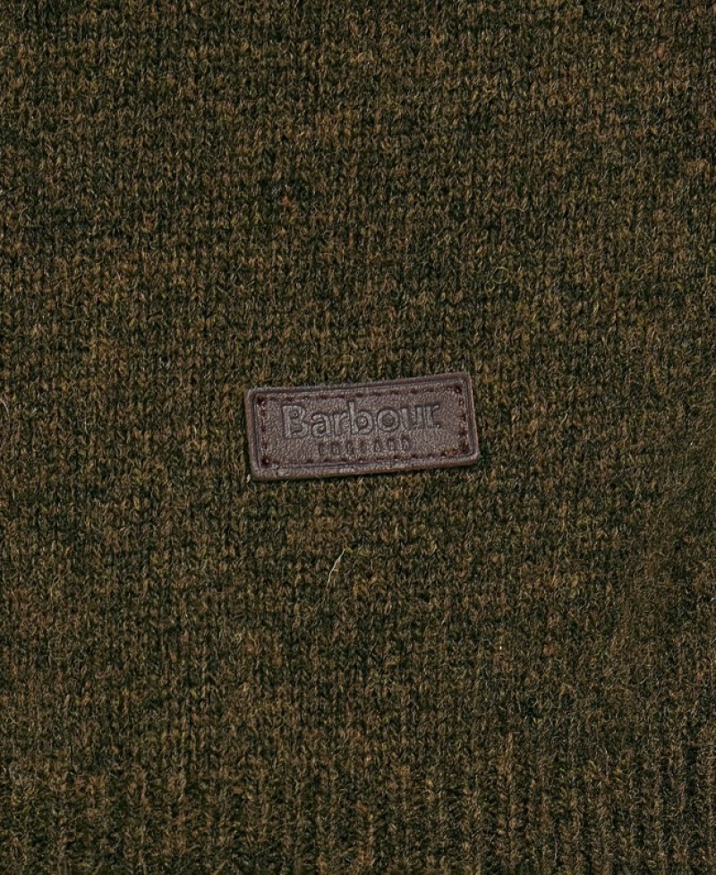 Barbour Patch Half Zip Masline Verzi | MRMT4873