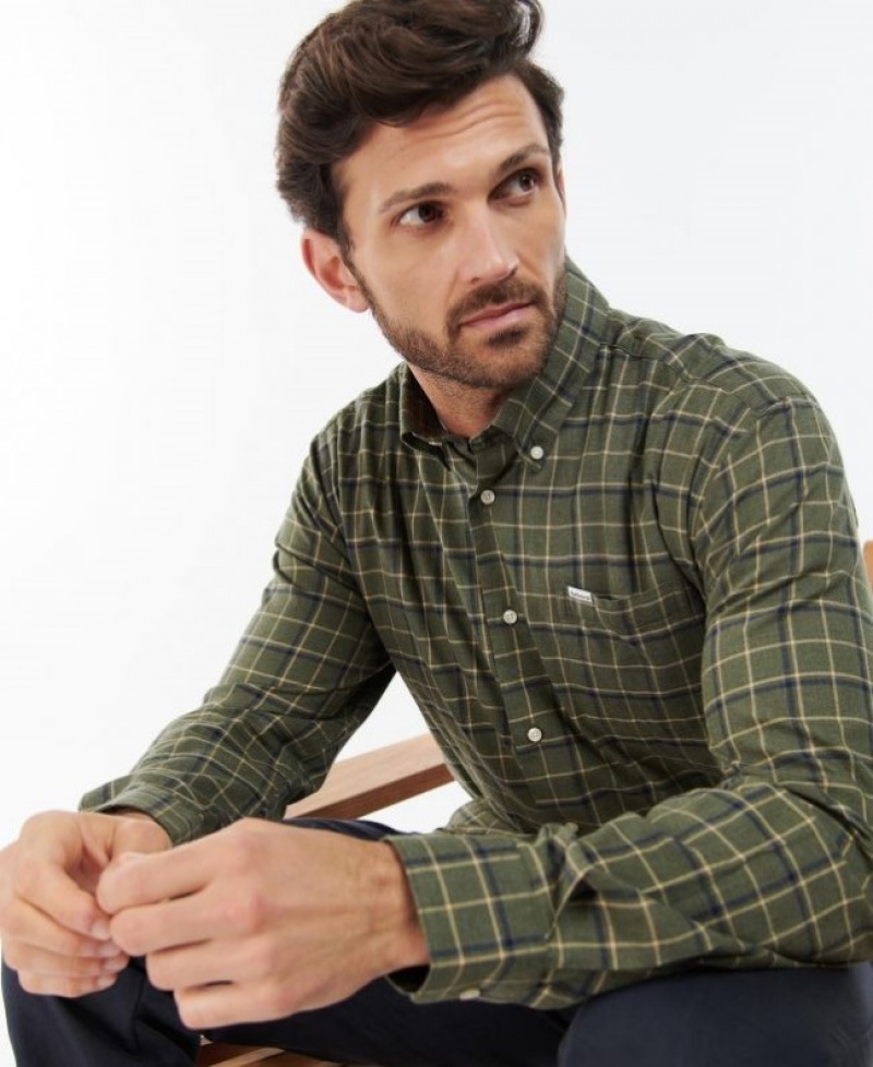 Barbour Pelton Regular Verzi | PJBF7313