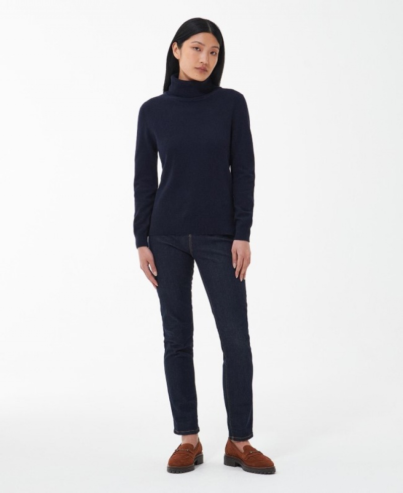 Barbour Pendle Roll-Neck Bleumarin | GVWC8830