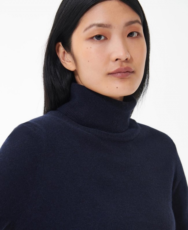 Barbour Pendle Roll-Neck Bleumarin | GVWC8830