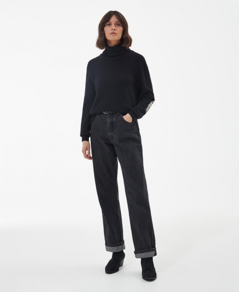 Barbour Pendle Roll-Neck Negrii | IUSG7093