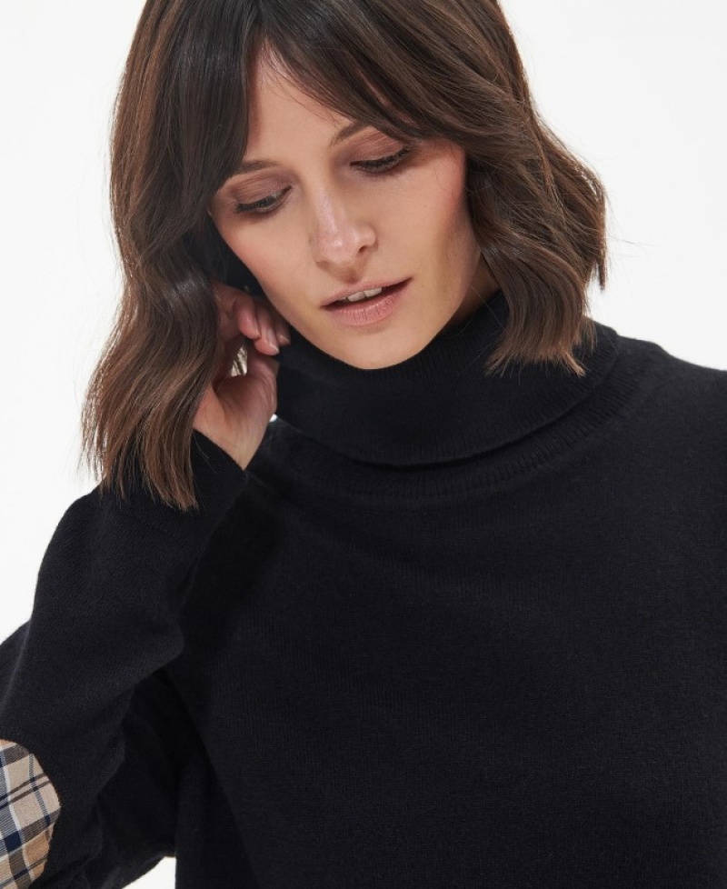 Barbour Pendle Roll-Neck Negrii | IUSG7093