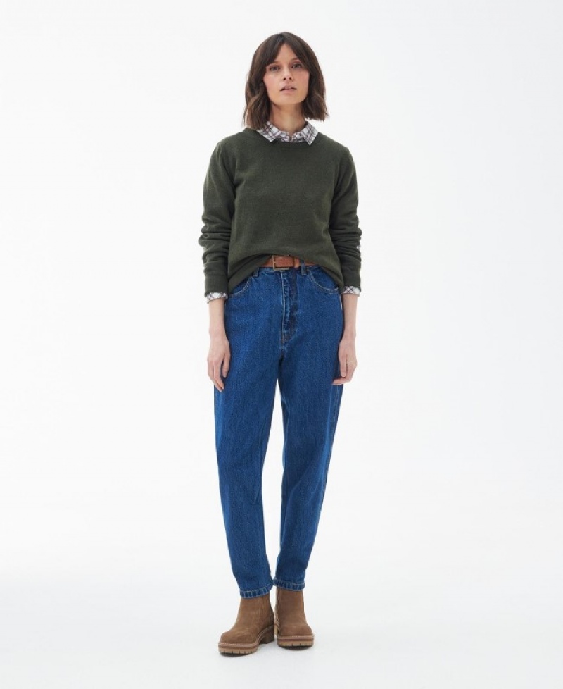 Barbour Pendle Tricotate Verzi | ZTIP1238