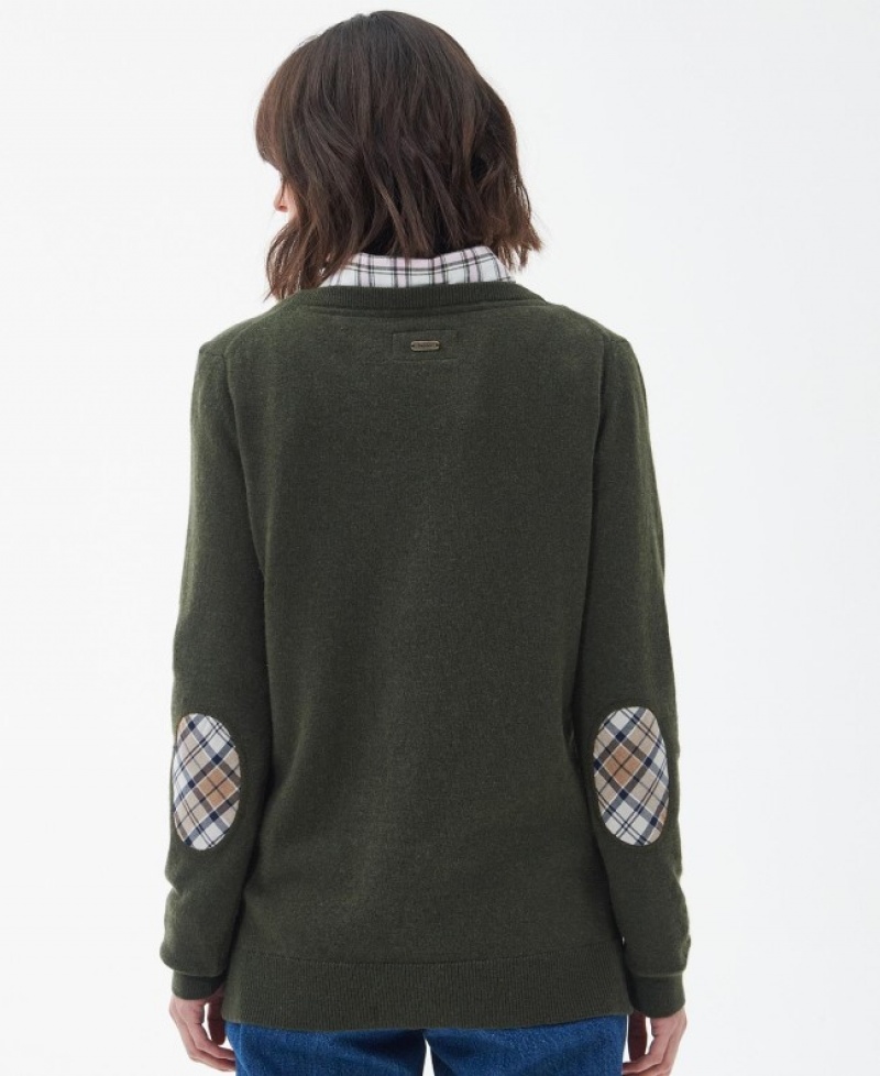 Barbour Pendle Tricotate Verzi | ZTIP1238
