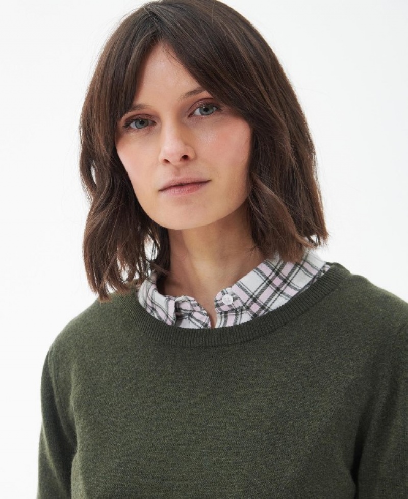 Barbour Pendle Tricotate Verzi | ZTIP1238
