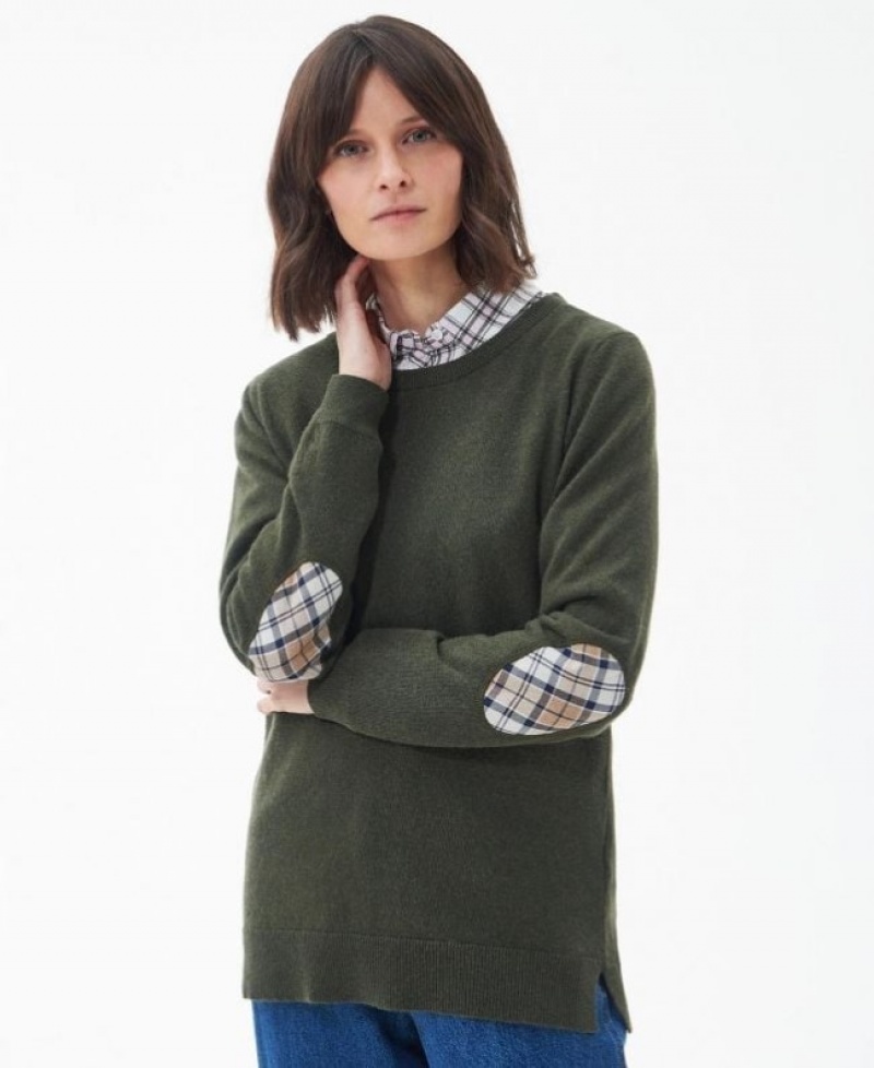 Barbour Pendle Tricotate Verzi | ZTIP1238