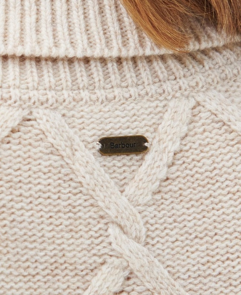 Barbour Perch Tricotate Bej | OFHW9544