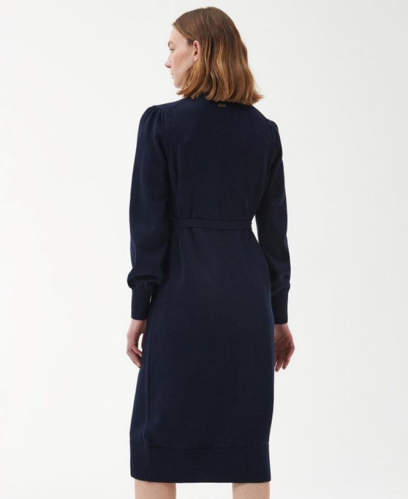 Barbour Perch Tricotate Midi Bleumarin | WPVR3329