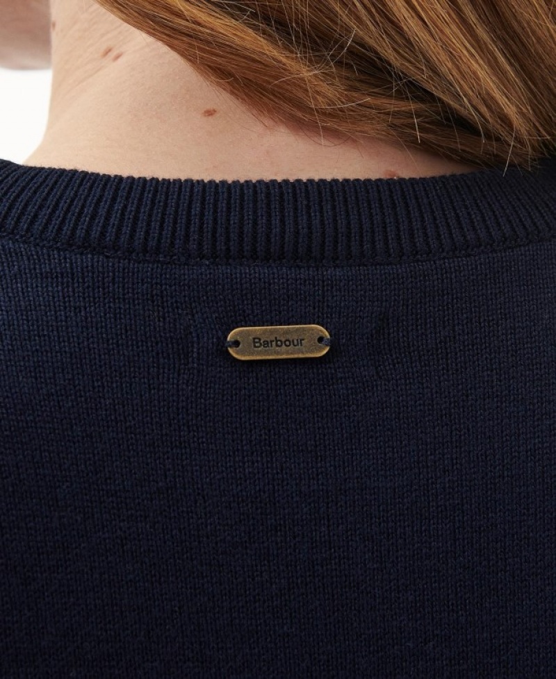 Barbour Perch Tricotate Midi Bleumarin | WPVR3329