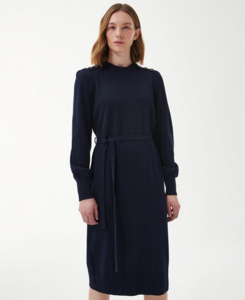 Barbour Perch Tricotate Midi Bleumarin | WPVR3329
