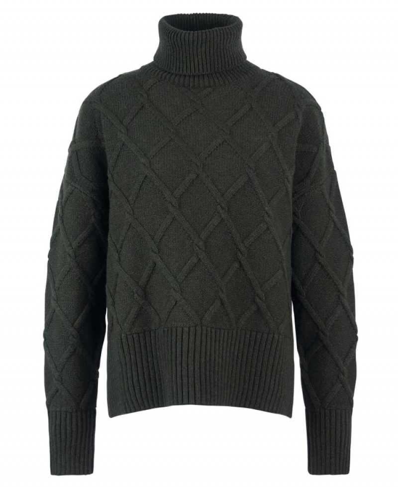 Barbour Perch Tricotate Verzi | GBRY1998