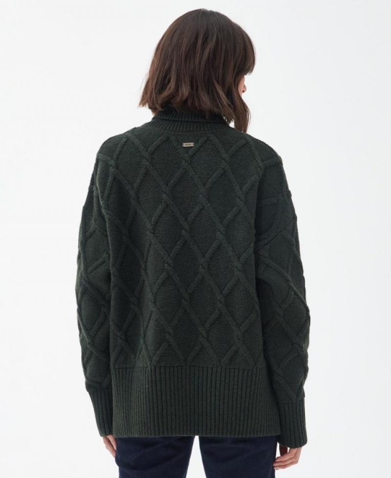 Barbour Perch Tricotate Verzi | GBRY1998