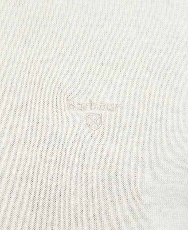 Barbour Pima Bumbac Crew Neck Albi | SEVO5198
