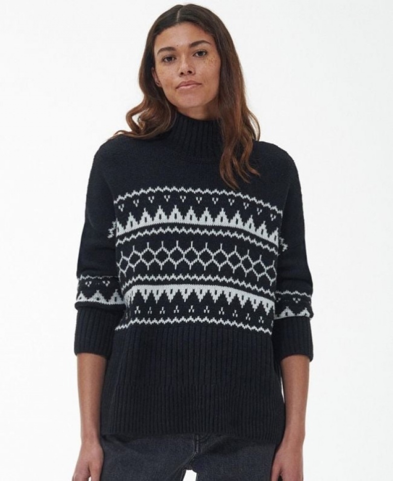 Barbour Pine Tricotate Negrii | NTBX3806