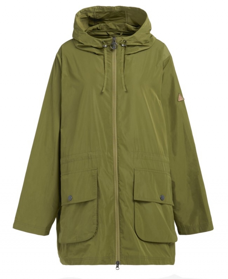 Barbour Plus Maara Showerproof Verzi | HJFN9700
