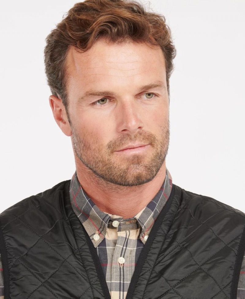 Barbour Polarquilt Zip-In Liner Waistcoat Negrii | GMGC3686