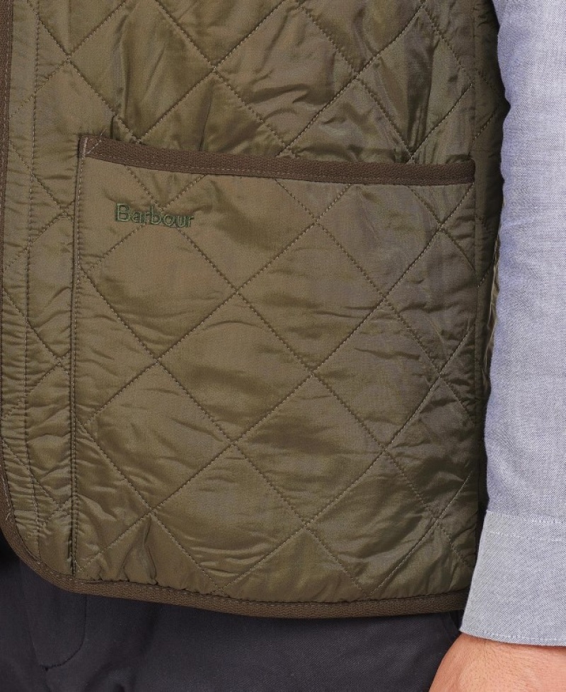 Barbour Polarquilt Zip-In Liner Waistcoat Masline Verzi | IUYE8748
