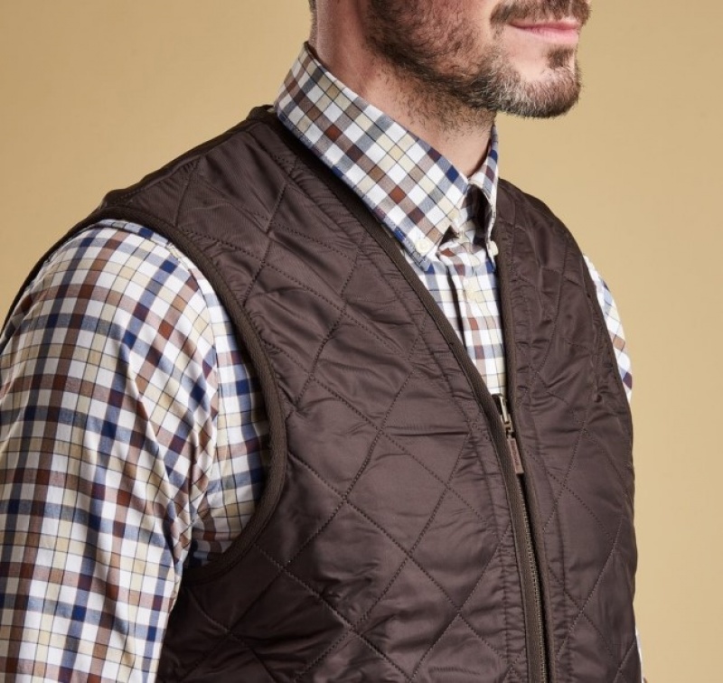 Barbour Polarquilt Zip-In Liner Waistcoat Maro | XPOH3670