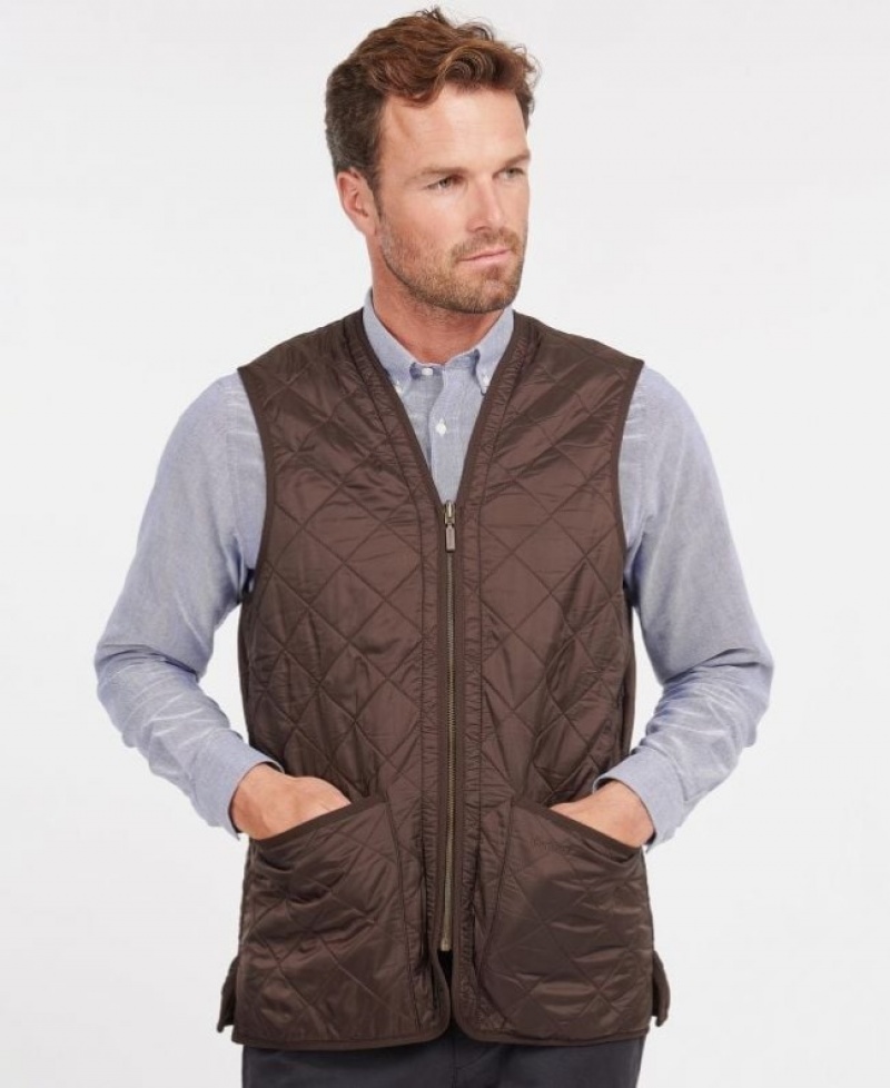 Barbour Polarquilt Zip-In Liner Waistcoat Maro | XPOH3670