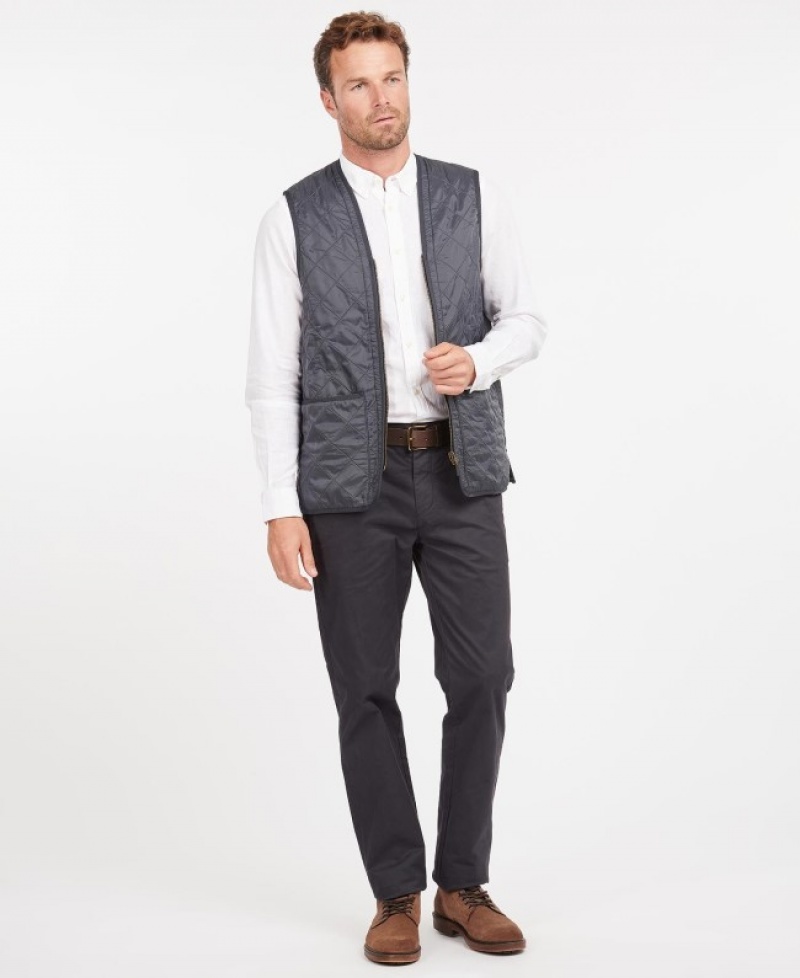 Barbour Polarquilt Zip-In Liner Waistcoat Bleumarin | WLDZ0582