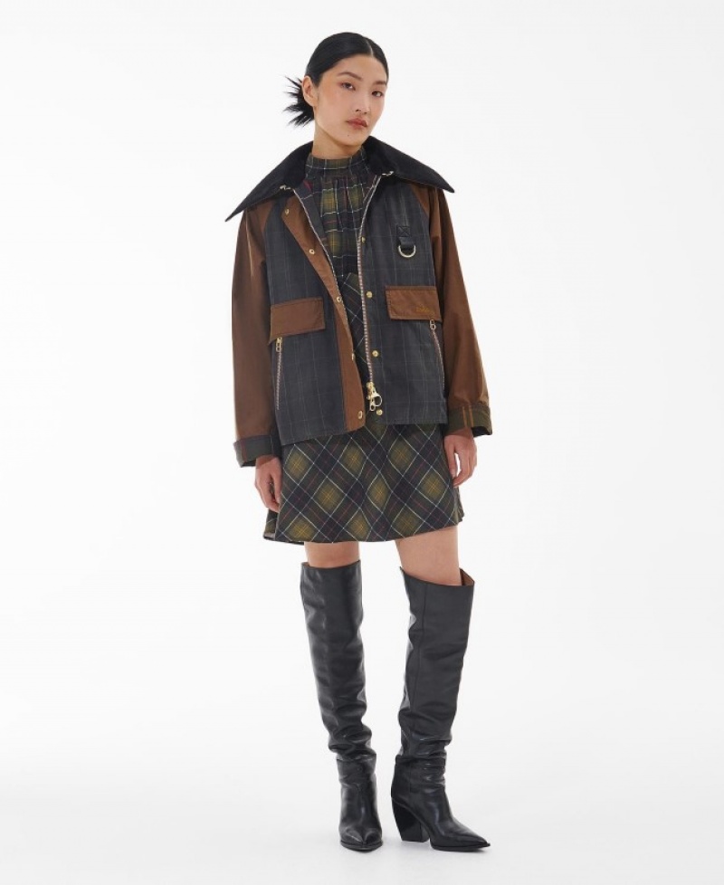 Barbour Premium Catton Spey Maro | RXQW3279